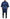 Dolce & Gabbana Blue Satin Silk Waist Belt Robe Jacket
