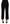 Dolce & Gabbana Black Wool Stretch Cropped Capri Trouser Pants