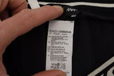 Dolce & Gabbana Black Jogger Jogging Trouser Cotton Pants