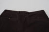 Dolce & Gabbana Brown Skinny Men Cotton Stretch Pants