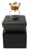 Dolce & Gabbana Gold Brass Resin Beige Dog Pet Accessory Ring