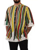 Dolce & Gabbana Multicolor Striped Linen Cotton Shirt