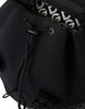 Dolce & Gabbana Black Neoprene Nylon DG Logo School Backpack Bag