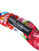 Dolce & Gabbana Multicolor Carretto Print Waist Belt