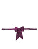 Dolce & Gabbana Purple Ribbon Silk Adjustable Neck Men Bow Tie