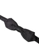 Dolce & Gabbana Black Brocade Silk Adjustable Neck Bow Tie