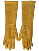 Dolce & Gabbana Gold Lurex Fantasia Mid Arm Length Gloves