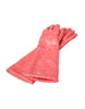 Dolce & Gabbana Pink Lurex Fantasia Mid Arm Length Gloves