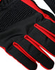 Dolce & Gabbana Black Red Nylon Wrist Length Gloves