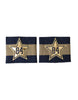 Dolce & Gabbana Black Gold Logo Star 84 Viscose Wristband