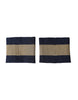 Dolce & Gabbana Black Gold Logo Star 84 Viscose Wristband