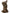 Dolce & Gabbana Brown Deer Faux Fur Whole Head Hat