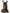 Dolce & Gabbana Brown Deer Faux Fur Whole Head Hat