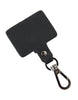 Dolce & Gabbana Black Plain Leather Silver Metal Airpods Case