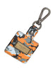 Dolce & Gabbana Multicolor Camouflage Print Leather Logo Metal Airpods Case