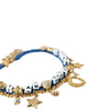 Dolce & Gabbana Gold Tone Brass Chain Iam The Star Bracelet