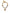 Dolce & Gabbana Gold Tone Brass Chain MY DOG Heart Bracelet