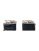 Dolce & Gabbana Silver Plated Metal Brass Pin Men Cufflinks