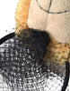 Dolce & Gabbana Brown Teddy Bear Gold Crystal Crown Hair Band Diadem