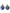 Dolce & Gabbana Gold Brass Blue Dangle Christmas Ball Crystal Clip On Earrings