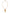 Dolce & Gabbana Gold BrassChain Sacred Heart Rose Crystal Charm Necklace