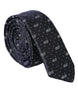 Dolce & Gabbana Blue DG Logo 100% Silk Adjustable Tie