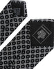 Dolce & Gabbana Black White Patterned Silk Adjustable Men Tie