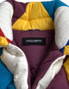 Dolce & Gabbana Multicolor Windbreaker Puffer Jacket Men