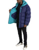 Dolce & Gabbana Navy Blue Quilted Windbreaker Puffer Jacket