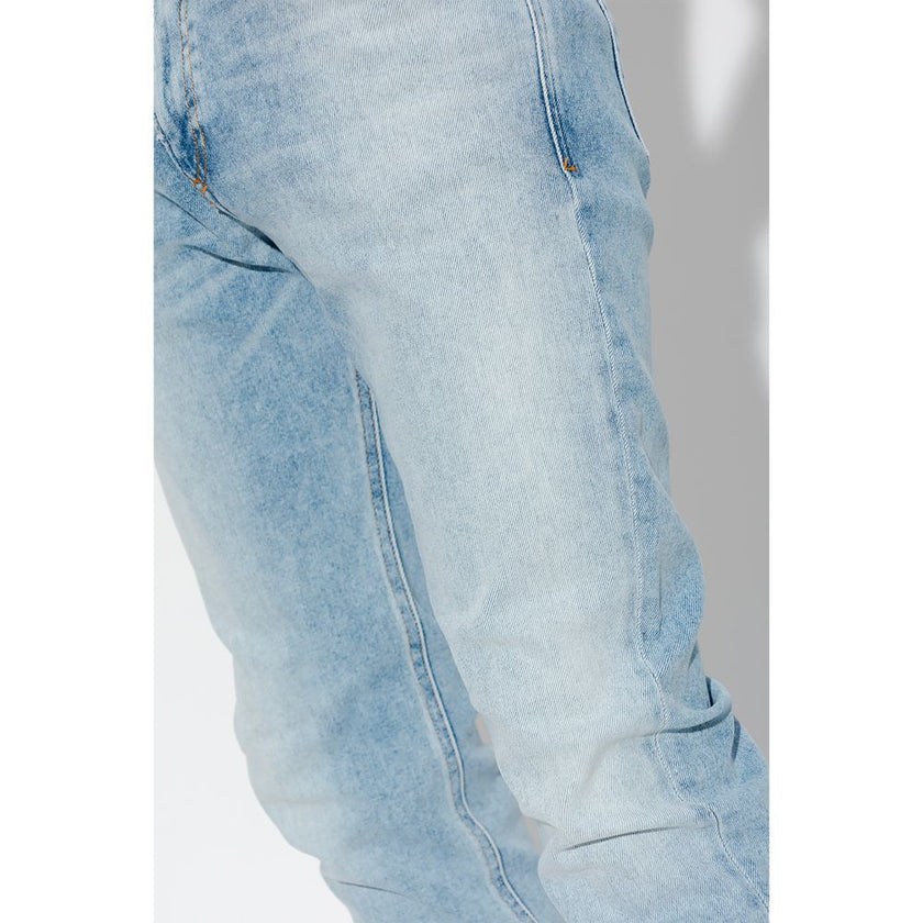 Diesel Light Blue Cotton Men Skinny Jean