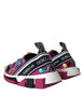 Dolce & Gabbana Pink Sorrento Crystals Sneakers Shoes