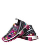Dolce & Gabbana Pink Sorrento Crystals Sneakers Shoes