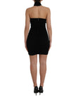 Dolce & Gabbana Black Cut Out Sleeveless Bodycon Mini Dress