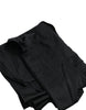 Dolce & Gabbana Black Wool Cutout Asymmetric Long Sleeve Top