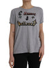 Dolce & Gabbana Gray Cotton L'Amore E'Bellezza Top T-shirt