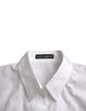 Dolce & Gabbana White Collared Short Sleeve Polo Shirt Top