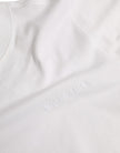 Balenciaga White Cotton Crew Neck Short Sleeves T-shirt