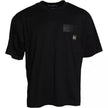 Dolce & Gabbana Black Logo Patch Cotton Crew Neck T-shirt
