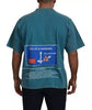 Dolce & Gabbana Blue Logo Print Crewneck Tee Cotton T-shirt