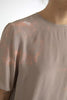 Dolce & Gabbana Brown Round Neck Short Sleeve Blouse Top