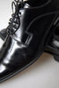 Dolce & Gabbana Black Polished Leather Formal Dress Shoes