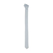 Emilio Romanelli Sleek Silk Slim Tie in Chic Gray