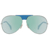 Police Blue Women Sunglasses