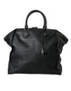 Dolce & Gabbana Black Washed Calfskin Biker Style Shopper Bag