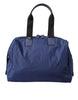 Dolce & Gabbana Blue Nylon Calfskin Hand Shoulder Duffel Bag