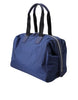 Dolce & Gabbana Blue Nylon Calfskin Hand Shoulder Duffel Bag