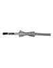 Dolce & Gabbana Gray Silk Polka Dot Adjustable Neck Men Papillon Bow Tie