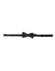 Dolce & Gabbana Black Silk Patterned Adjustable Neck Men Papillon Bow Tie