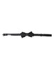 Dolce & Gabbana Black Silk Patterned Adjustable Neck Men Papillon Bow Tie