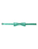 Dolce & Gabbana Mint Green Silk Adjustable Neck Men Bow Tie